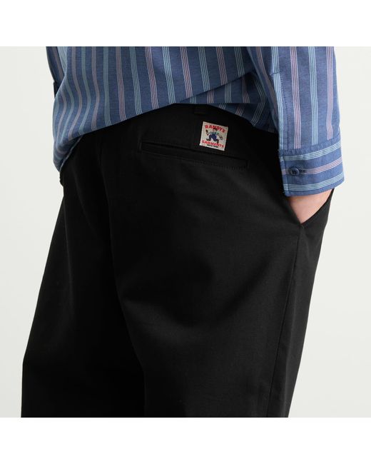 Randy's Garments Black Randy's Garments Gusseted Work Pants for men