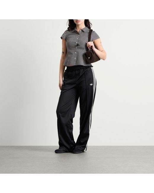 Adidas Black Pleated Firebird Track Pant