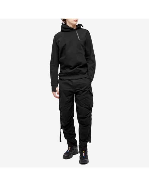 Maharishi Black Arcticulated Pullover Hoodie for men