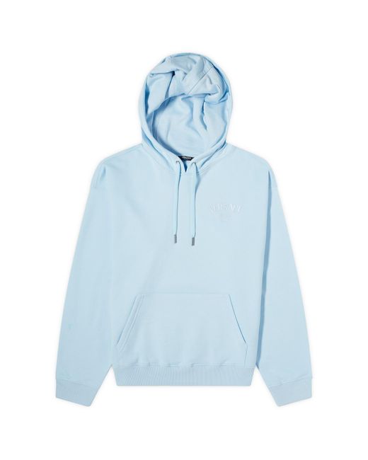 Versace Blue Milano Stamp Embroidery Hoodie for men