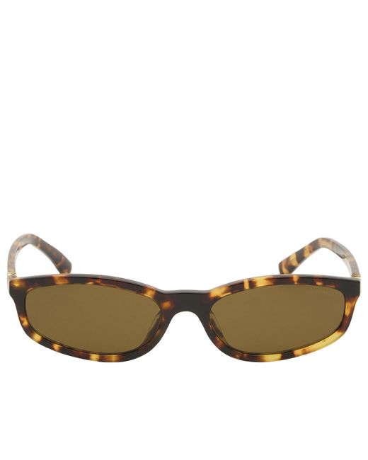 Miu Miu Brown A06S Sunglasses