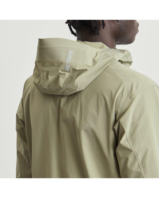 Arc'teryx Green Gamma Lightweight Hooded Jacket for men