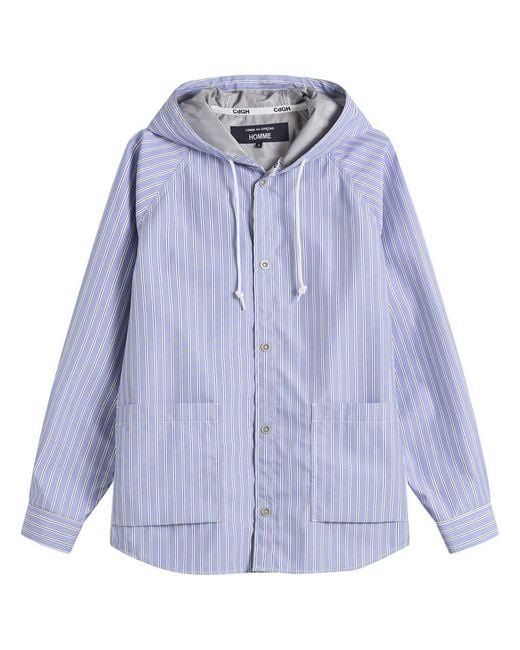 Comme des Garçons Blue Triple Layers Coat for men