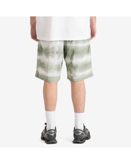 Nanamica Green Nanaloha Shorts for men