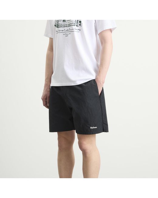 Palmes Gray Stitch Tennis Shorts for men