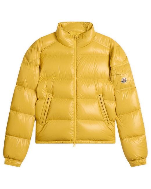 Moncler Yellow Levitha Cropped Jacket for men