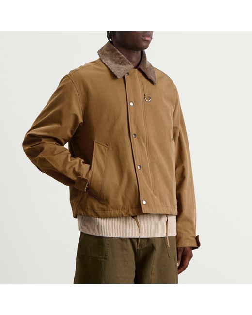 FRIZMWORKS Brown Heritage Hunting Jacket for men