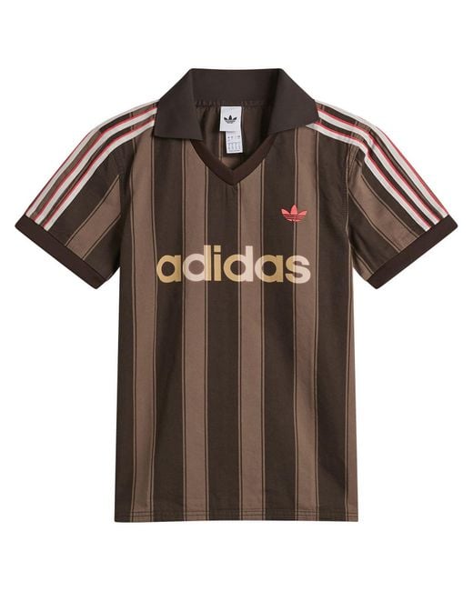 Adidas Brown Twill Jersey