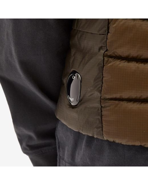 C P Company Green D.D. Shell Lens Down Vest for men