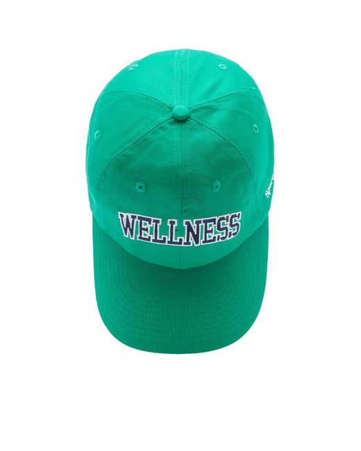 Sporty & Rich Green Wellness Ivy Embroidered Cap