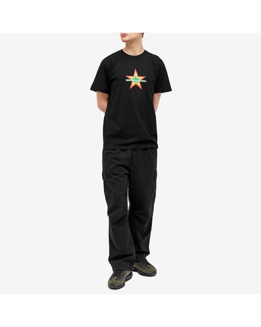 AWAKE NY Black Star Logo T-Shirt for men