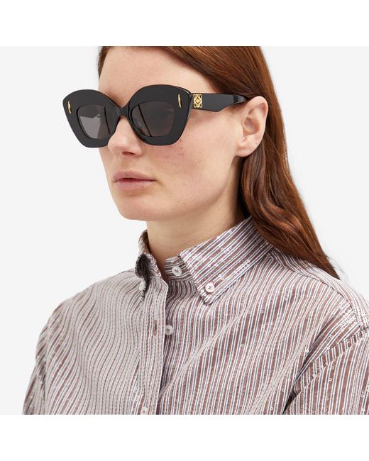 Loewe Black Anagram Sunglasses