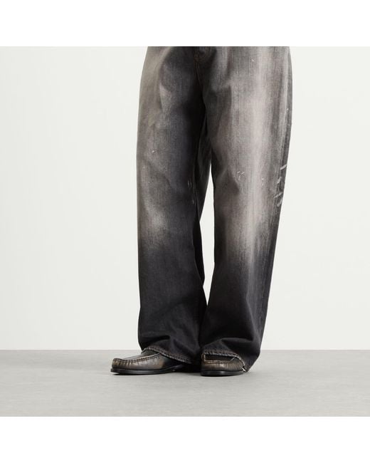 Acne Black Boafer Loafer for men
