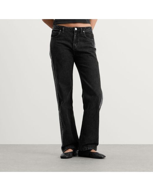 Adidas Black Denim Firebird Track Pant