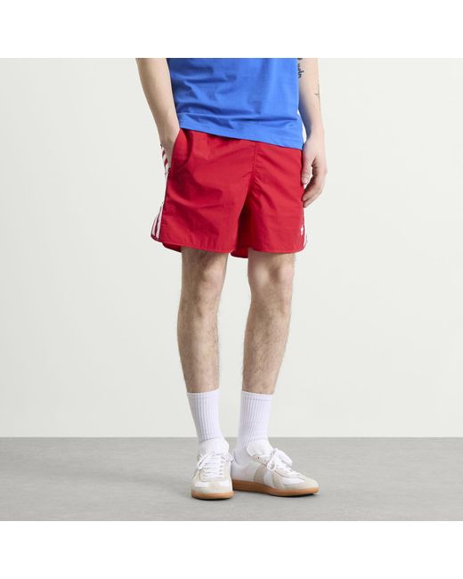 Adidas Red Sprinter Shorts for men