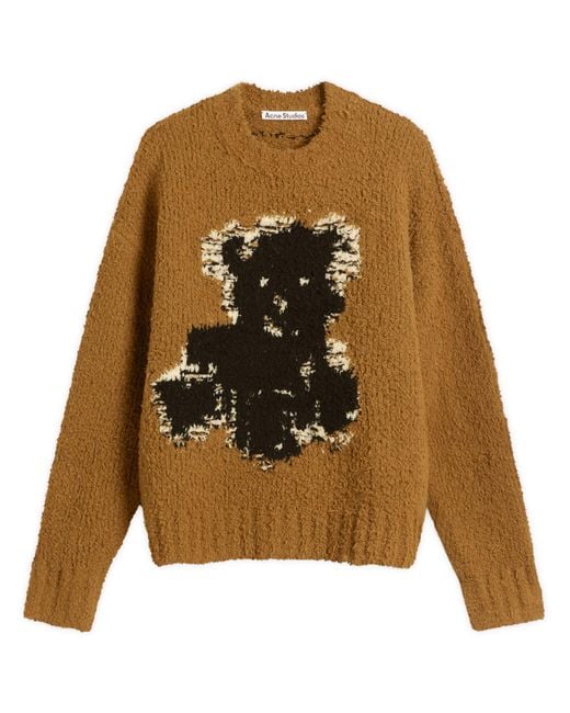 Acne Brown Kusto Teddy Jumper
