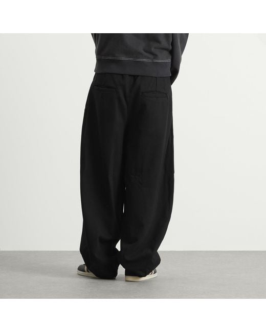 ANGLAN Black Steady Sweat Balloon Pants for men
