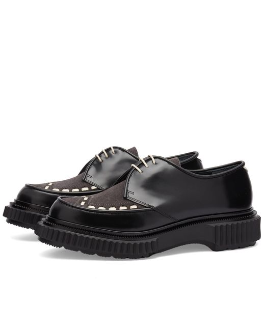 Adieu Black X Undercover Type 195 Leather Derby for men