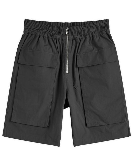 Cole Buxton Gray Cotton Cargo Shorts for men