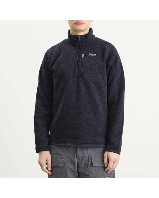 Patagonia Blue Better Sweater 1/4 Zip Jacket for men