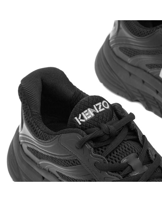 KENZO Black Pace Low Top Sneakers for men