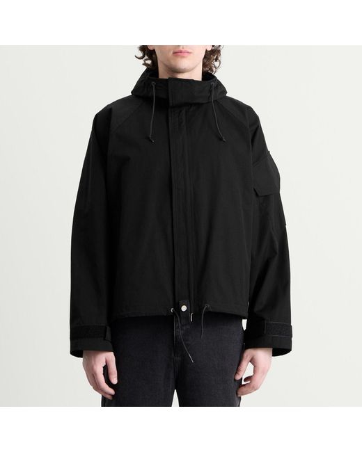 Cole Buxton Black Hooded Jacket for men
