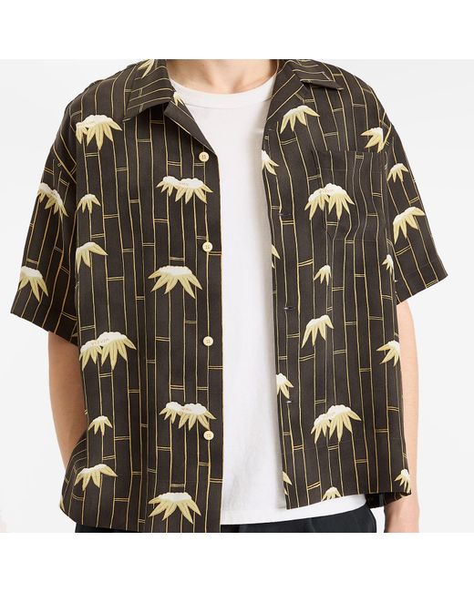 Visvim Copa Shirt S/S Bamboo (Chirimen), Black – Pancho And