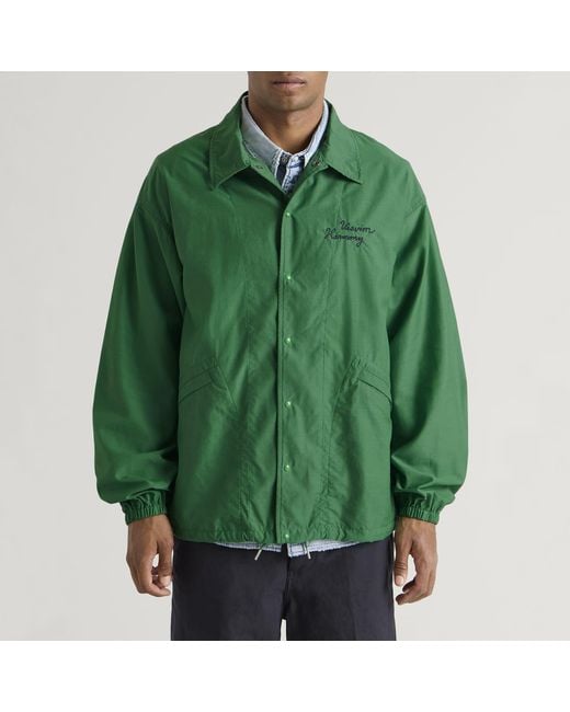 Visvim Green Windfall Coach Jacket for men