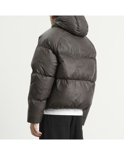 Cole Buxton Gray Stealth Hooded Down Jacket for men