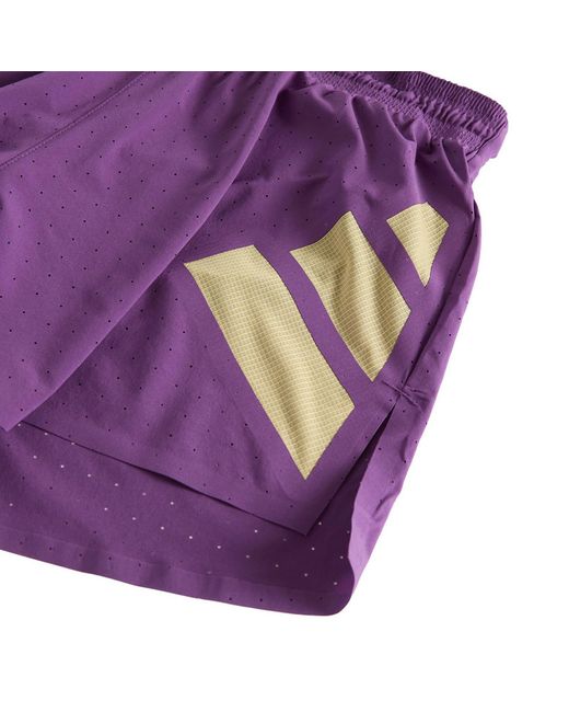 Adidas Originals Purple Adidas Adizero Split Short