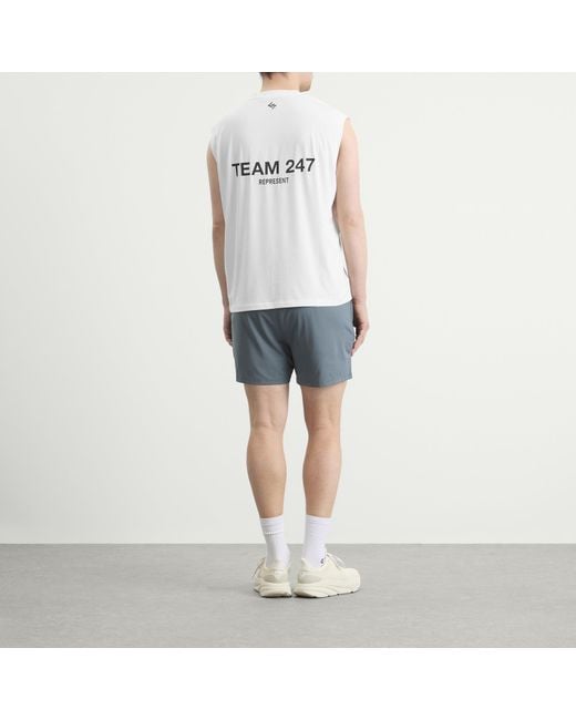 REPRESENT 247 White Represent Team 247 Oversized Tank for men