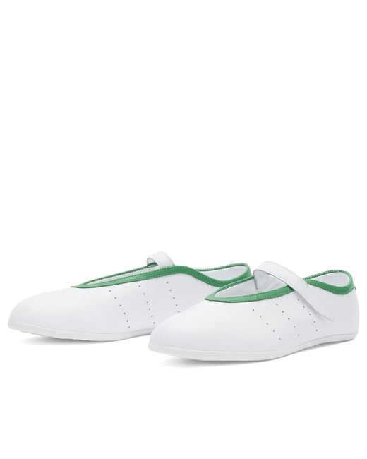 Adidas Green Stan Smith Lo Ballet Sneaker