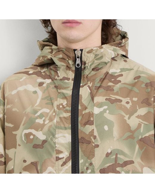 Cole Buxton Brown Nylon Windbreaker for men