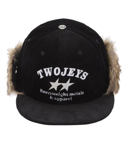Twojeys Black X New Era 59Fifty Downflap Cap
