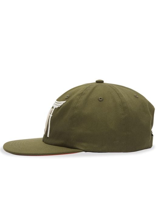 Maharishi Green Temple M Okinawa 6 Panel Cap for men