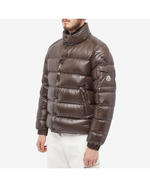 Moncler Lule Padded Jacket in Brown for Men | Lyst