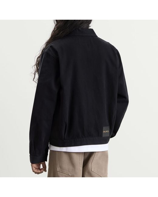 Palmes Black Worker Jacket for men