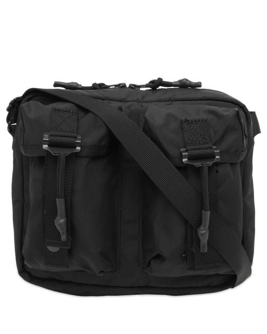 Maharishi Black M.A.L.I.C.E. Cross Body Bag for men