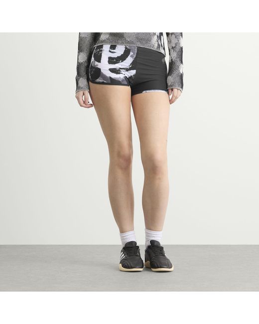 PAOLINA RUSSO Black Mini Shorts