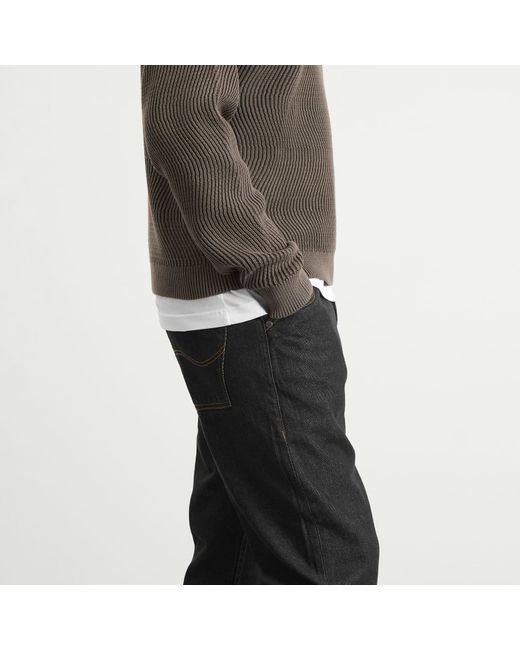 Dime Gray Straight Denim Pants for men