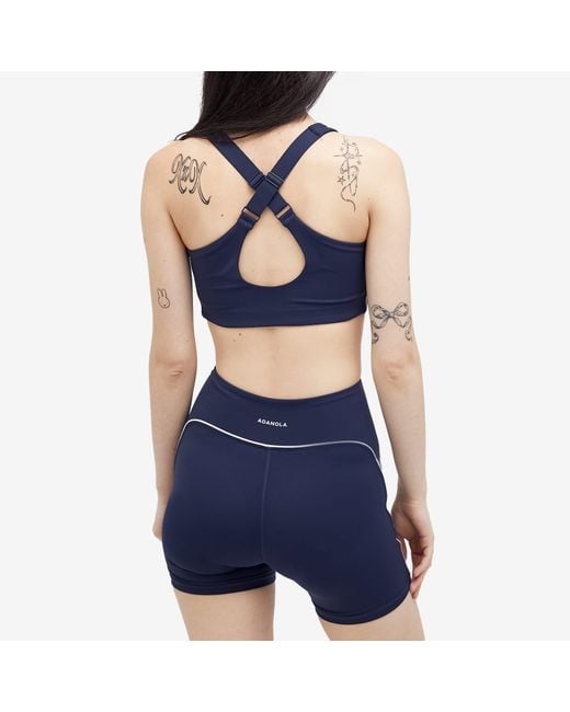 ADANOLA Blue Ultimate Micro Piping Bra
