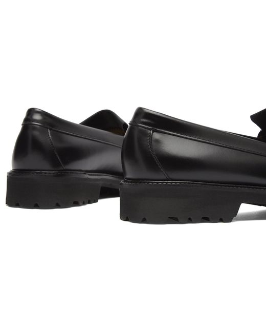 G.H.BASS Black Layton Ii 90S Kiltie Loafer for men