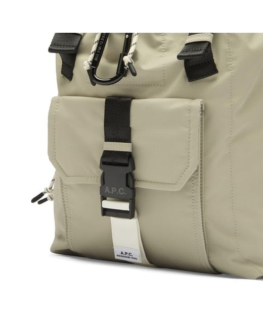 A.P.C. Green Trek Backpack for men