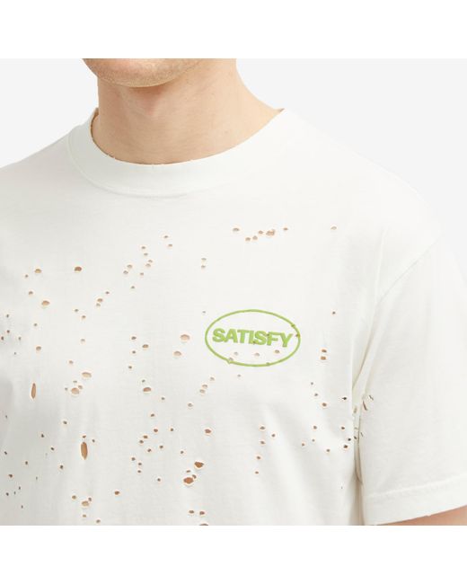 Satisfy White Mothtech T-Shirt for men
