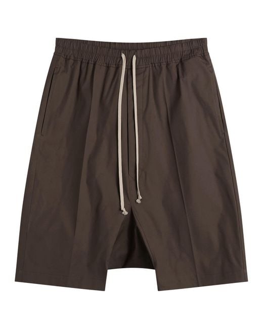 Rick Owens Brown Ricks Pods Shorts for men