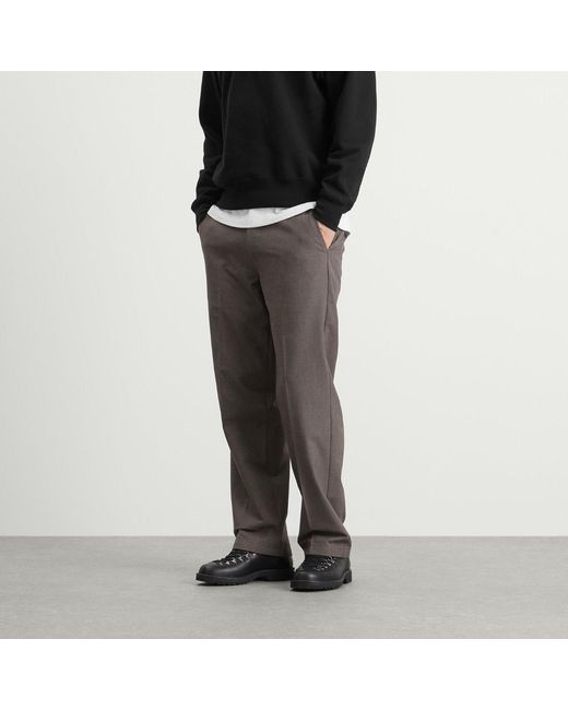Wax London Gray Bayham Micro Puppytooth Trousers for men