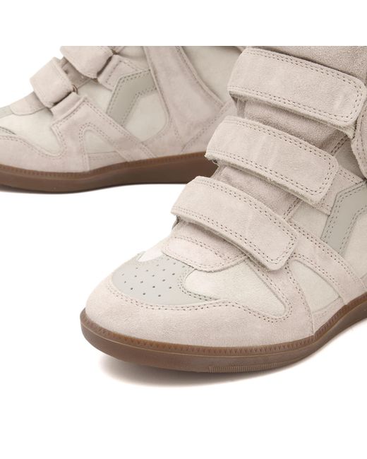 Isabel Marant Metallic Bekett Platform Sneaker