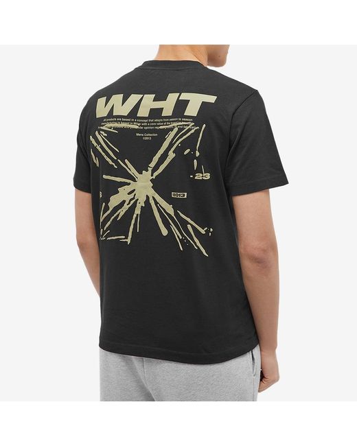 Off-White c/o Virgil Abloh Splash Arrow T-shirt in Black for Men | Lyst UK