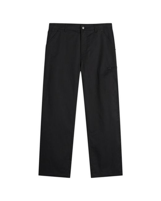 Moncler Blue Gabardine Cotton Trousers for men