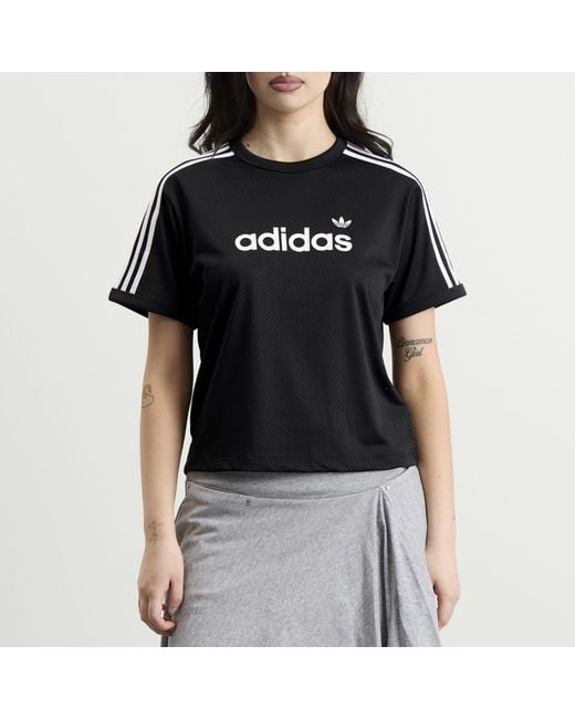 Adidas Black Mesh T-Shirt